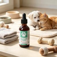 Gouttes de vitamines liquides pour animaux de compagnie OEM/ODM, suppléments nutritionnels liquides, produits de santé