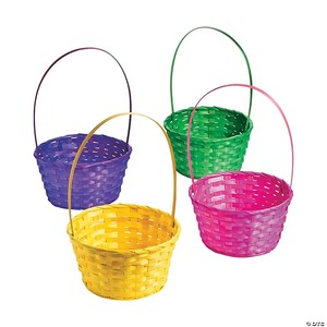 Juego de Cestas de Almacenamiento de Bambú Teñido a Mano, Cesta Portátil para Frutas y Dulces, para Celebraciones Festivas y Decoración del Hogar - Product Image 6