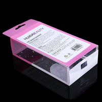 Vente flash - Boîtes cadeaux transparentes personnalisées en plastique PVA imprimées en UV, matériaux recyclés, pour cosmétiques, rouges à lèvres, perruques, crème pour les yeux