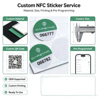 Autocollant NFC miniature de 15 mm anti-contrefaçon