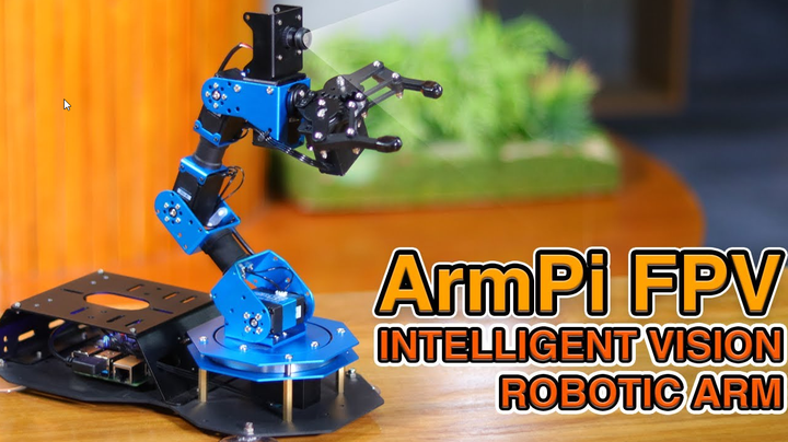 Hiwonder Armpi FPV 6DOF Robot Arm AI Vision Python
