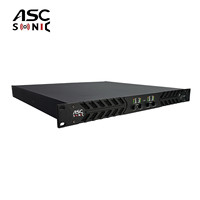 ASCSONIC D32K4 4x3200W RMS 1U 4 Kanallı Yüksek Güçlü Subwoofer Dijital Amfi Sınıf D Neutrik SpeakON Canlı Konserler için 2 Yıl Garantili