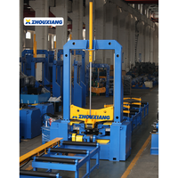 Ligne de fabrication de poutres en H en acier de construction Machine d'assemblage automatique de poutres en H