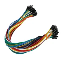 Câbles de raccordement Dupont en silicone 22AWG, 30 cm, lot de 60, résistants aux hautes températures, avec bornes plaquées or pour l'électronique
