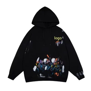 Sweat-shirts surdimensionnés pour hommes de la marque Galleary, logo personnalisé imprimé, coton multicolores, de haute qualité, écologiques, Dept X Legends Spot - Product Image 4