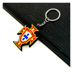 ヨーロッパチームロゴサッカーギフトキーホルダーペンダントPVC（ブラジル、アルゼンチン、イタリア、ポルトガル、フランス、オランダ用） - Product Image 4