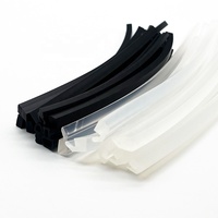 Bande d'étanchéité en silicone pour portes et fenêtres sur mesure, dimensions précises avec petites tolérances, vente directe du fabricant