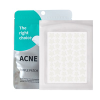 Offre Spéciale : Patchs Hydrocolloïdes Étoilés Coréens pour l'Acné et les Boutons, Couvrants les Imperfections de Nuit, à l'Huile d'Arbre à Thé, Marque Privée, 51 Patchs
