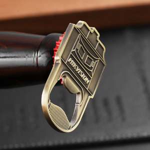 Nouveau Magnétique de Réfrigérateur en Métal Émaillé Moulé sous Pression Été 2025, Personnalisé 3D en Laiton Or et Argent 2-en-1 avec Décapsuleur - Product Image 5