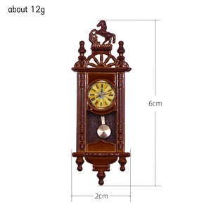Simulation de maison de poupée de l'ancienne horloge pendule romaine pendentif scène miniature accessoires décoration modèle maison de poupée accessoires artisanat - Product Image 1