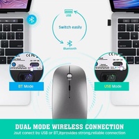 2.4G draadloos toetsenbord en muisset Oplaadbare Dual Mode Home Office-toetsenbord en muis voor laptop, desktopcomputer, tablet