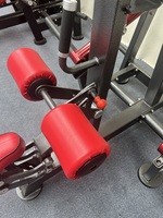 Máquina de remo sentado con carga de placas, entrenamiento de fuerza para espalda, fabricante de equipos de gimnasio
