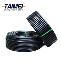 Tuyau d'irrigation agricole en HDPE de 75 mm, 100 m, noir, flexible, en rouleau, pour l'approvisionnement en eau agricole