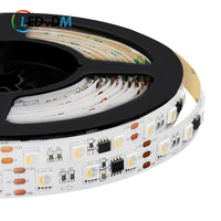 Bande LED RVB/RVBW à pixels adressables CE ROHS ETL certifiée, modèle Ws2811 Ws2814A, 24 V CC, 30/60 LED/M, 12 mm, idéale pour Noël - Vente chaude