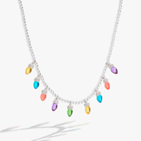 Collier ZSZL pour femme, romantique, en acier inoxydable, avec breloque, chaîne en corde, imitation perle, zircon, forme goutte d'eau, plaqué or, pour soirée