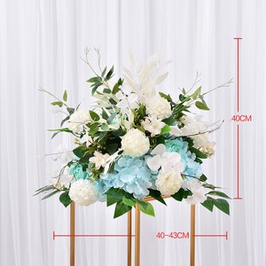New Wedding Road Guide Flower Geometric <b>Frame</b> Flower Arrangement Candlestick Table Wedding Stage Scene Decoration Silk Flower - Product Image 3