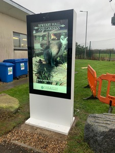 Cwd duy nhất màn hình và nhiều màn hình 55 inch ngoài trời LCD quảng cáo kỹ thuật số Bảng menu Cửa sổ 3 ổ đĩa cho thương mại hiển thị - Product Image 2