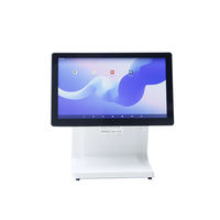 Terminal de paiement tactile tout-en-un RK3568 8+128G pour tablette PC, système de caisse tactile double écran sous Windows 7 pour petites entreprises
