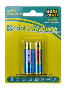 Pilas Primarias LR6 de Celda <span class=keywords><strong>Seca</strong></span>, Pilas Alcalinas AA de 1.5V Kendal para Juguetes, Se Acepta OEM - Product Image 2