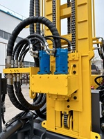 Plate-forme de forage de puits d'eau hydraulique de roues de 200m 250m 300m pour la machine rotative de roche de forage profond