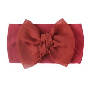 Diademas de accesorios para el cabello infantil de moda de nuevo diseño para mujer, <span class=keywords><strong>turbante</strong></span> cálido para bebé, Diadema con lazo de nailon, diadema para niñas pequeñas - Product Image 4