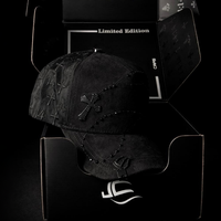 Casquettes OEM/ODM G5 brodées, logo personnalisé, casquette 5 panneaux, doublure satinée, casquettes de baseball en daim et maille avec strass, Gorras Exodo 1414