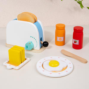 2023 usine couleur blanche en <span class=keywords><strong>bois</strong></span> nouvelle vente chaude semblant jouer <span class=keywords><strong>grille</strong></span>-<span class=keywords><strong>pain</strong></span> ensemble de cuisine jouet pour les enfants - Product Image 3