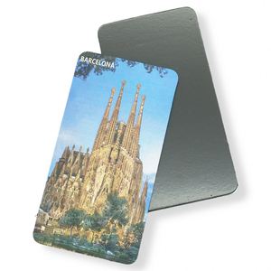 Aimant de réfrigérateur 3D en feuille métallisée personnalisé à votre propre design, souvenir pas cher du monde entier, vente en gros - Product Image 4