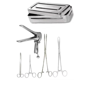 Juego quirúrgico certificado CE, Kit de instrumentos ginecológicos de acero inoxidable de grado médico Manual, implantación de eliminación de inserción de DIU - Product Image 4