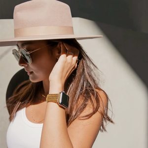 Bracelet de montre en acier inoxydable gagnant-gagnant pour femmes <span class=keywords><strong>Apple</strong></span> <span class=keywords><strong>Watch</strong></span> Series 10 9 8 7 <span class=keywords><strong>6</strong></span> 5 Ultra 2 Bracelet de remplacement en métal Bracelet Bracelet - Product Image 5
