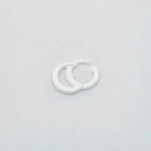 Cuentas de Aleación GG Chapadas en Oro de 18K de 20x14mm con Parte Trasera Plana para Joyería y Fundas de Teléfono, Gran Venta - Product Image 2