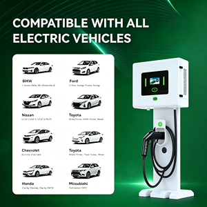 Nouvelle borne de recharge rapide AC commerciale 30 kW CCS2 Type 2 EU avec écran LCD 7 pouces, câble de 5 m, montage mural/sol, étanche IP54, certifiée CE - Product Image 1
