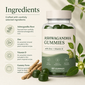 Offre Spéciale – Gummies d'Ashwagandha OEM/ODM – Complément Nutritionnel Sportif pour Adultes – Performance Athlétique – Végétalien & Biologique - Product Image 5