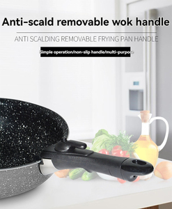 Accessoires de cuisine ergonomiques universels, poignée amovible pour casseroles et poêles, ustensiles de table d'extérieur, poignée de remplacement détachable à clipser - Product Image 1