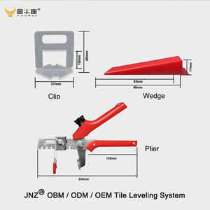 Entretoises de carreaux en plastique auto-nivelantes de haute qualité JNZ Clips de cales de qualité pour système de nivellement moderne Accessoires de sol Hôtels - Product Image 4