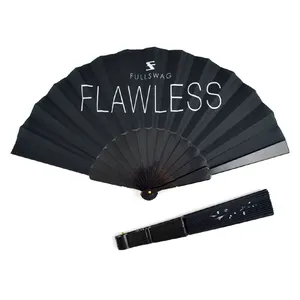 Festivais de plástico Folding Mão Fan Personalizado Dobrável Hand Held Fan para Lembrança Tecido Impresso Personalizado Amor Europa 3-4 Dias