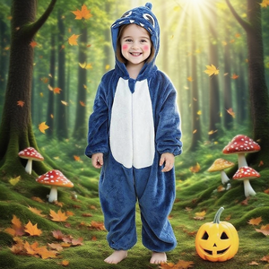 Nuevos y cómodos peleles <span class=keywords><strong>de</strong></span> franela <span class=keywords><strong>de</strong></span> poliéster con estilo, Mono para niños, disfraces transfronterizos <span class=keywords><strong>de</strong></span> Halloween, Navidad, Echo, TV, película - Product Image 3