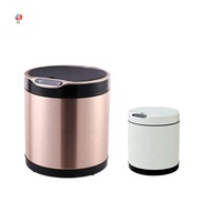 Poubelle automatique à capteur de déchets, sacs de corbeille intelligente en plastique, pour la maison, écologique, 50 l