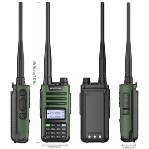 Mới Baofeng uv13 Pro V1 V2 10W mạnh mẽ Loại-C sạc Walkie Talkie băng tần kép UV-13 Pro cầm tay ham hai chiều thu phát vô tuyến - Product Image 3