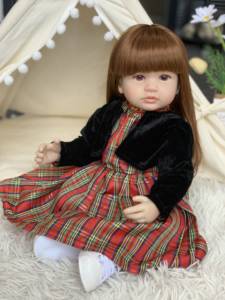 <span class=keywords><strong>Poupée</strong></span> <span class=keywords><strong>r</strong></span>éaliste noire africaine Reborn, parc pour enfants, peluche, modèle <span class=keywords><strong>de</strong></span> voiture pour filles, jouet <span class=keywords><strong>maison</strong></span> - Product Image 3