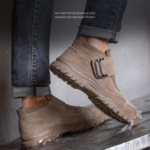 Chaussures de travail isolées légères pour électriciens, à enfiler, semelle souple, respirantes, indestructibles, chaussures de sécurité à embout en acier pour hommes - Product Image 4