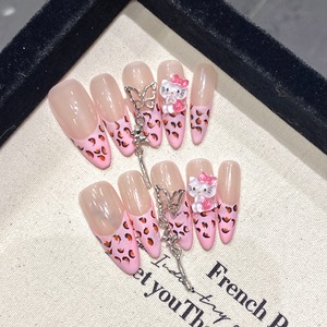 <span class=keywords><strong>Ongles</strong></span> à presser tendance, faits main, couvrance totale, avec strass, gel UV, colorés, pré-collés – Nouveauté très prisée - Product Image 5