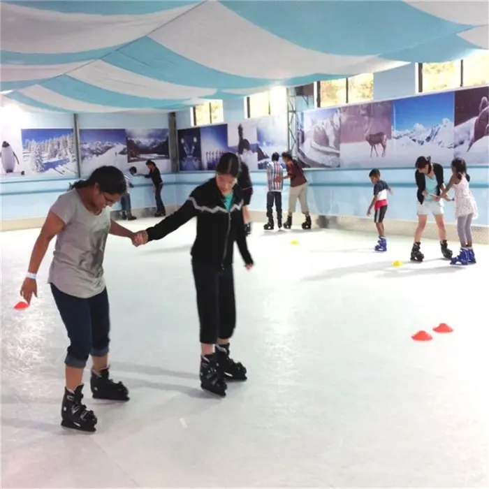 hdpe plastic ice rink synthetic ice hockey shooting rollern board
