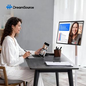 หน้าจอสัมผัสแบบพกพาขนาด 32 นิ้ว หมุนได้ พร้อมพอร์ต USB และ Wifi รองรับ StandbyME ทีวีอัจฉริยะแบบตั้งพื้น สำหรับทำงาน เรียน ออกกำลังกาย และเล่นเกม - Product Image 1