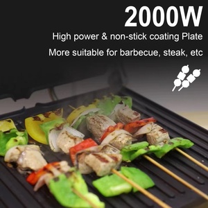 Sonifer SF-6052 Kitchen 2000W Thermostat <strong>Multifunctional</strong> Non Stick Cooking Sandwich Press <strong>Electric</strong> Barbecue <strong>Grill</strong> - Product Image 4