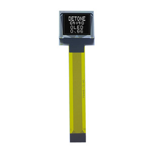 0.66 inç oled grafik 64x48 SSD1306 OLED 16 Pins FPC küçük OLED 0.66 - Product Image 1