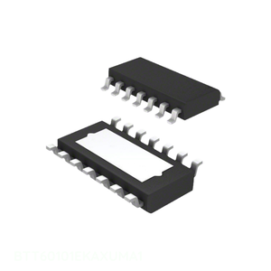 En stock Gestión de energía (PMIC) 14 SOlC (0.154 "3,90mm de ancho) Almohadilla expuesta BTT60101EKAXUMA1 Componentes de circuito electrónico - Product Image 1
