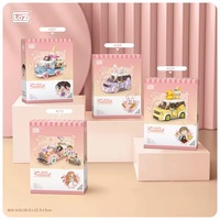 Bloques de Construcción de Plástico LOZ, Modelos de Autos de Partículas Pequeñas para Niños de 5 a 7 Años, Bloques de Construcción para Armar y Regalos para Niñas