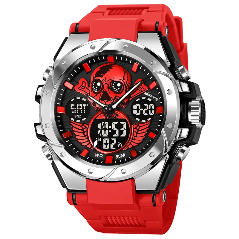 STRYVE G Style Sport Watch Men Top Brand Luxury Shock Resist LED Digital Quartz Watches For Men Clock Relogio Masculino