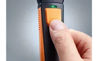 Anemómetro Inalámbrico Portátil Testo 410-i, Medidor de Flujo de Aire Tipo Vane, Detector de Velocidad del Viento en m/s y Volumen de Aire